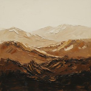 Shadowed Horizons: A Sculptural Meditation On Primordial Earth And Ethereal Mist — David Moreau