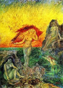 Bathing Women (zeus' Daughters) — David Davidovich Burliuk