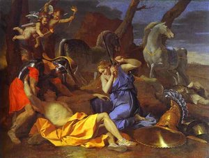 Tancrede E Erminia — Nicolas Poussin