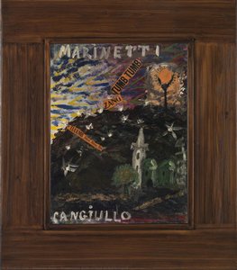 Dinamismo Delle Colline Di Adrianopoli — Giacomo Balla