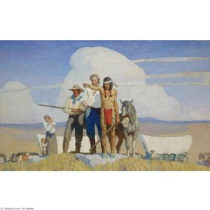 Pioneers - The Opening Of The Prairies — N.c. Wyeth