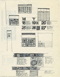 Fort Worth Museum Of Art Sketches — Massimo Vignelli, Vignelli Associates