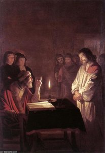 Crist Avant Le Grand Prêtre — Gérard Van Honthorst