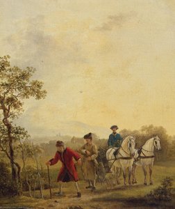 Voltaire Planting Trees — Jean Huber