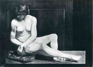 Sitting Nude — Moïse Kisling