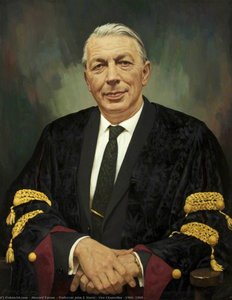 Professor John E. Harris, Vice Chancellor (1966–1968) — Howard Barron
