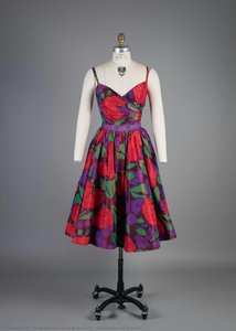 Multicolored Floral Dress — Viriato Fiallo