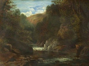 Dell Scene Near Betws Y Coed — David Cox The Elder