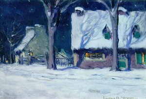 Moonlight, Quebec — Clarence Alphonse Gagnon