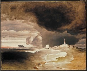 Lighthouse On The Norwegian Coast — Peder Balke