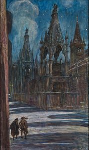 Medieval Shadows And Lights Or Medieval Night — Angelo Dall'oca Bianca