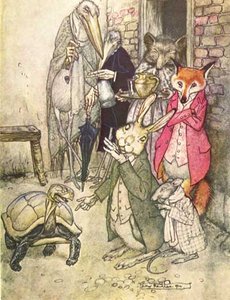 Tortoise-hare_p — Arthur Rackham