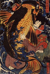 Saito Oniwakamaru — Utagawa Kuniyoshi