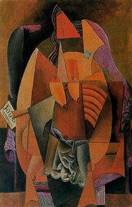 Kvinde Med Skjorte Siddende I En Stol — Pablo Picasso