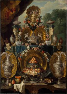 Still Life With Silver — Alexandre François Desportes
