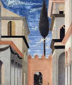 The Annunciation (detail) — Fra Carnevale
