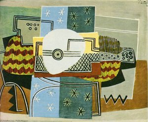 Natureza Morta Com Mandolina — Pablo Picasso