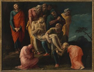 Christ Taken To The Tomb — Polidoro Da Caravaggio