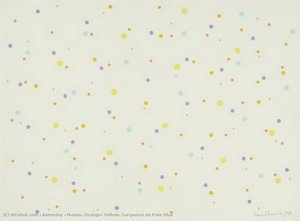 Mauve, Orange, Yellow, Turquoise On Pale Blue — David Annesley