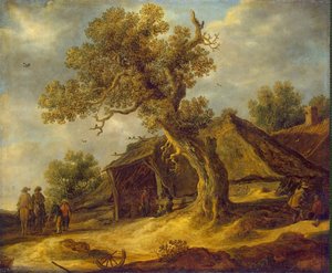 Landscape With Oak — Jan Josephszoon Van Goyen