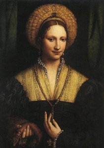 Porträt Einer Dame 1525 — Bernardino Luini