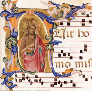 Antifonario (cod. Cor. 8, Folio 102) — Lorenzo Monaco