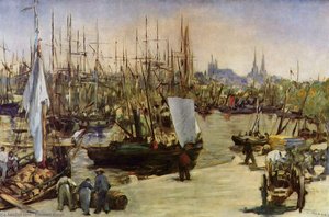 The Port Of Bordeaux — Édouard Manet
