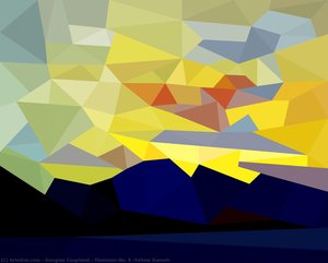 Thomson Nr. 5 (gelber Sonnenuntergang) — Douglas Coupland