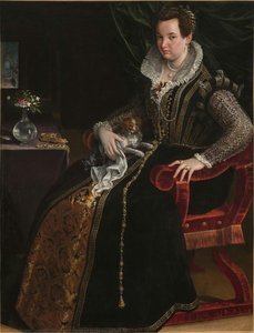 Portrait Of Costanza Alidosi — Lavinia Fontana