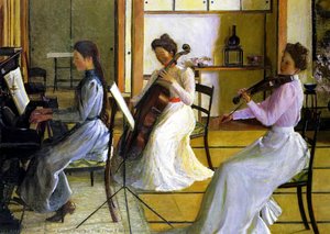 The Trio, Tokyo, Japan — Lilla Cabot Perry
