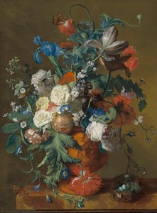 Flowers In An Urn — Jan Van Huysum