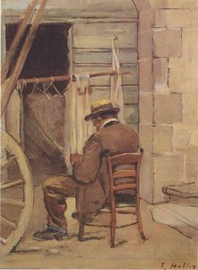 The Netmender — Ferdinand Hodler