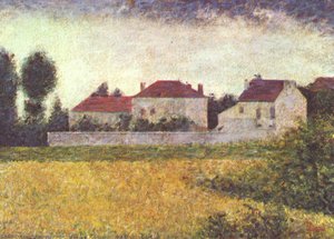 White Houses, Ville D'avray — Georges Seurat