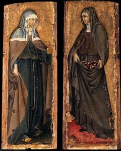 Sts Clare And Elizabeth Of Hungary — Giovanni Di Paolo