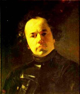 Portrait Of Ya. F. Yanenko With Armour — Karl Pavlovich Brulloff