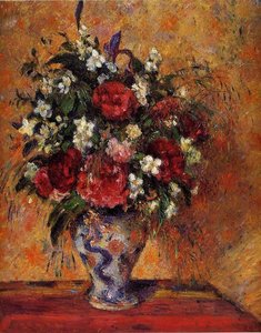 Vase Of Flowers — Camille Pissarro