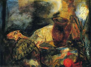Still Life With A Slaughtered Lamb — Oskar Kokoschka