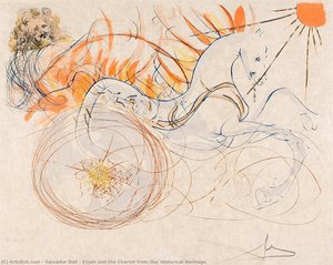 Élijah Et Le Charriot — Salvador Dalí