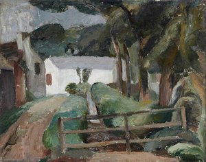 Gelston Mill (recto) — Sir William George Gillies