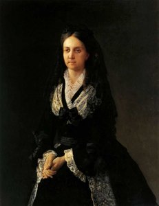 Portrait Of Barbara Kochubey — Nikolai Ge