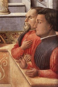 Annunciation With Two Kneeling Donors (detail) — Filippo Di Tommaso Lippi
