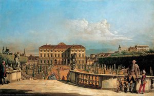 Liechtenstein Garden Palace, Garden Side — Bernardo Bellotto