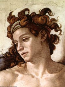 Ignudo (részlet) — Michelangelo Buonarroti
