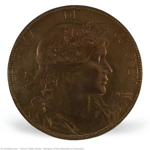 Allegory Of The Republic Of Colombia — Marco Tobón Mejía