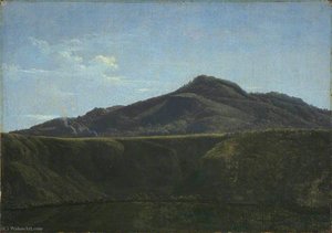 Monte Cavo From Lake Albano — Joseph Pierre Xavier Bidauld