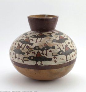 Vessel With Nasca Ducks — Nasca Artisan