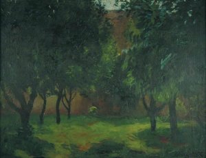 Green Trees And House — Arthur Segal