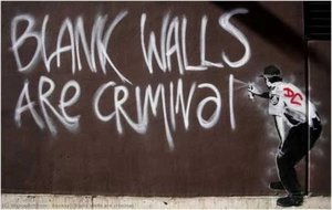 Blank Walls Are Criminal — Banksy