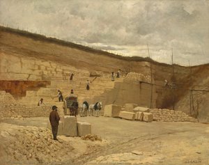 The Quarry Of Monsieur Pascal Near Nanterre — Jean Charles Cazin