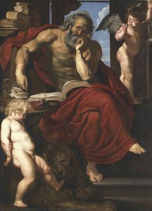 Der Heilige Hieronymus — Werkstatt Von Peter Paul Rubens
